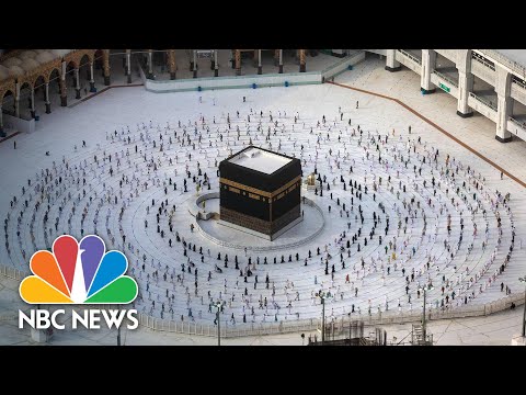 Remarkable Scenes As The Hajj Ends With Social Distancing | NBC News NOW