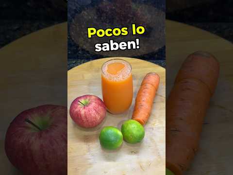 Mezcla manzana con zanahoria