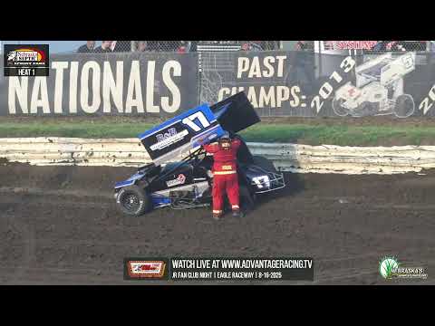 Jr. Fan Club Night! | LIVE Look-In | Eagle Raceway | 8-16-2025 - dirt track racing video image