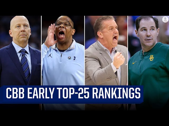 Way Too Early Top 25 Basketball Rankings