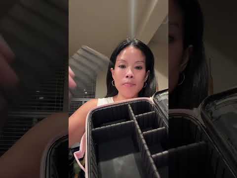 Luxury travel makeup bag under $10?! And free shipping?? The DameDiva cosmetic organizer has