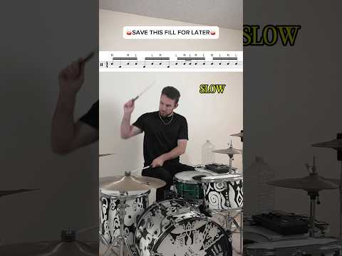 SUPER EASY ONE TO LEARN & MOVE AROUND THE KIT🥁🔥 #drumlessons #drums