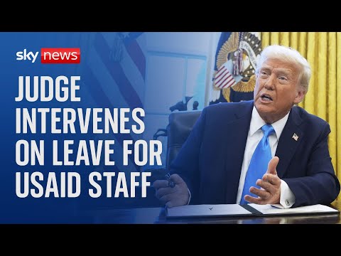 Judge pauses leave for USAID staff