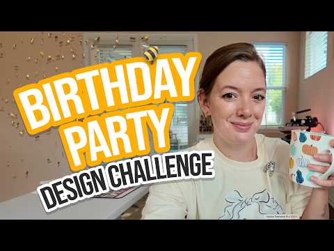 Custom Bee Party Supplies on a Budget 🐝 Design Bundles + DTF Printer