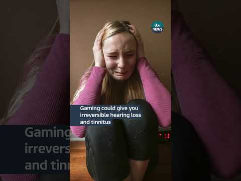 Gaming could give you irreversible hearing loss and tinnitus  #itvnews #news #gaming #hearingloss
