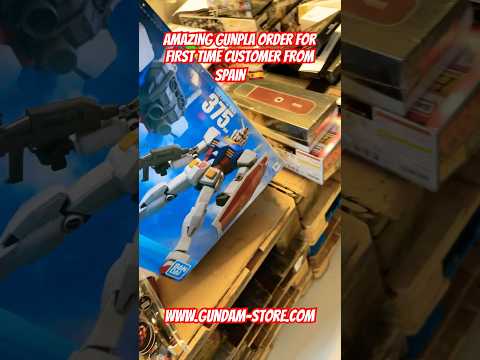 ホビーの動画サムネイル - Amazing Gunpla order for first time customer from Spain 🇪🇸 #gundam #gunpla #bandai #modelkit