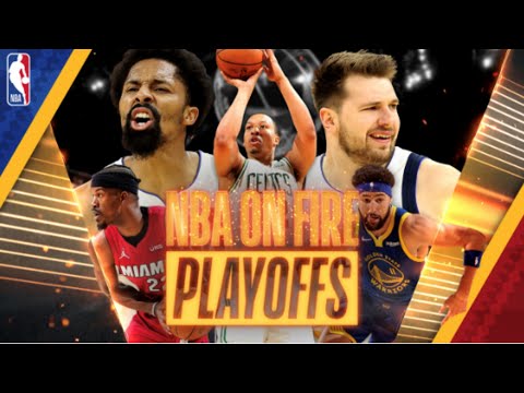 NBA on Fire Playoffs feat. Miami Heat, Golden State Warriors, Boston Celtics & Dallas Mavericks video clip