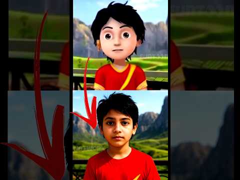Shiva Cartoon Characters In Real Life 🧬 #trending #cartoon #viral #fyp
