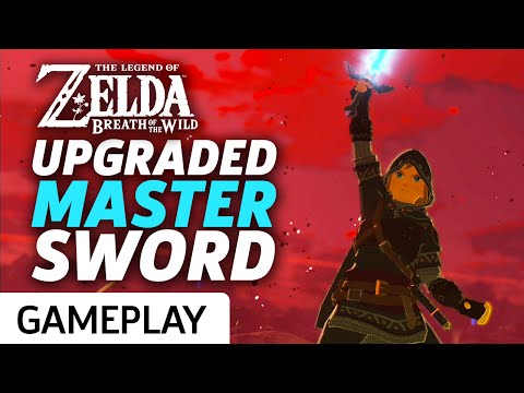 Zelda Breath Of The Wild - Upgraded Master Sword At Max Power Gameplay - UCbu2SsF-Or3Rsn3NxqODImw