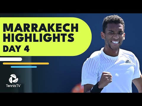 Auger-Aliassime Battles Molcan; Goffin & Gasquet Feature | Marrakech 2022 Highlights Day 4