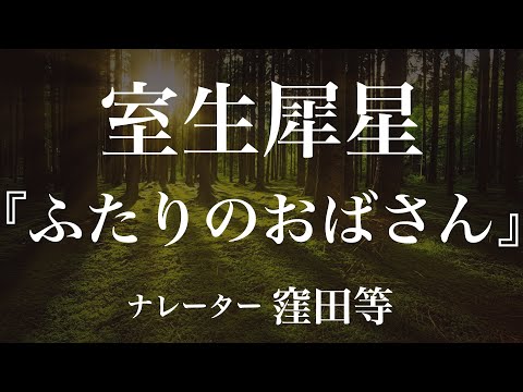 『ふたりのおばさん』作：室生犀星　朗読：窪田等　作業用BGMや睡眠導入 おやすみ前 教養にも 本好き 青空文庫