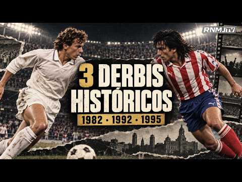 ATLÉTICO - <strong>REAL</strong> MADRID: 3 DERBIS HISTÓRICOS | Partidos completos 1982, 1992 y <strong>1995</strong>