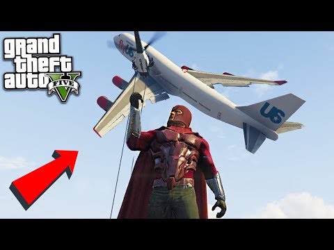 MAGNETO DESTROYS PLANE - GTA 5 Mods - UCAbdeLiTPdjk1X2TY_ZdLDw