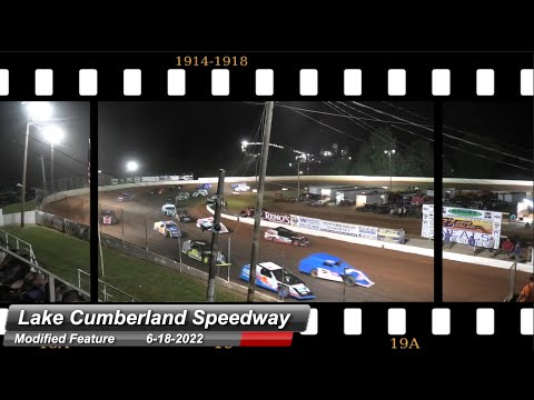 Lake Cumberland Speedway - Modified Feature - 6/18/2022 - dirt track racing video image