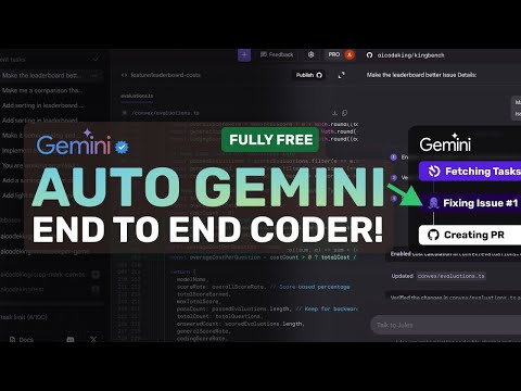 Auto-Gemini: This TASK-TO-PROJECT Coder is WHAT YOU NEED & IT'S FULLY FREE!