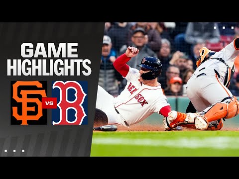 Giants vs. Red Sox Game Highlights (4/30/24) | MLB Highlights video clip