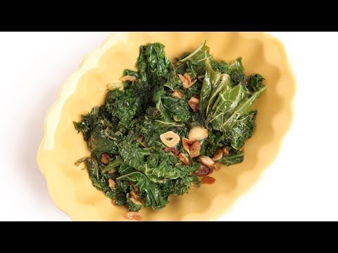 Spicy Garlic Kale Recipe - Laura Vitale - Laura in the Kitchen Episode 684 - UCNbngWUqL2eqRw12yAwcICg