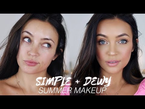 SIMPLE DEWY SUMMER MAKEUP ROUTINE (THAT LASTS!) | Stephanie Ledda - UCUt0ZA6l_EidUnBFMR9BZig