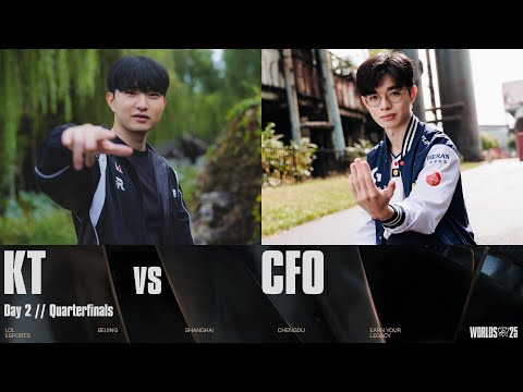 [JP] Worlds 2025 - KT vs CFO - Knockout Stage - Quarterfinals