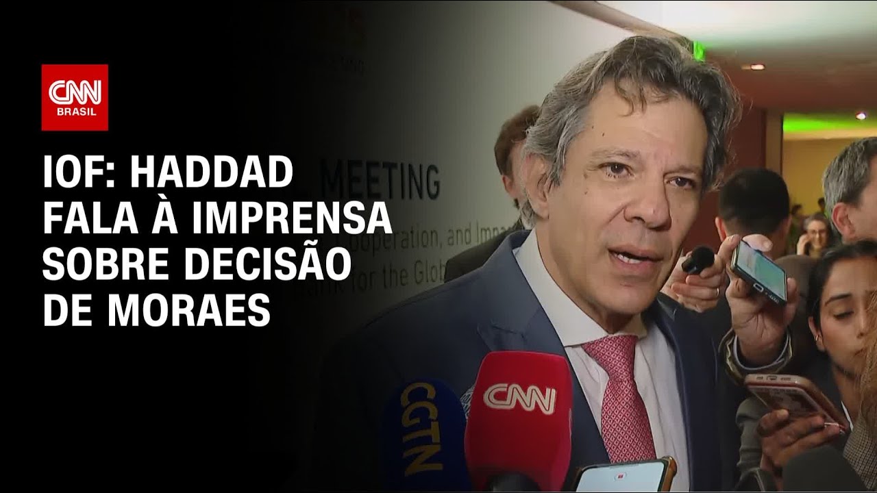 Haddad repercute decisão de Moraes sobre o IOF | LIVE CNN