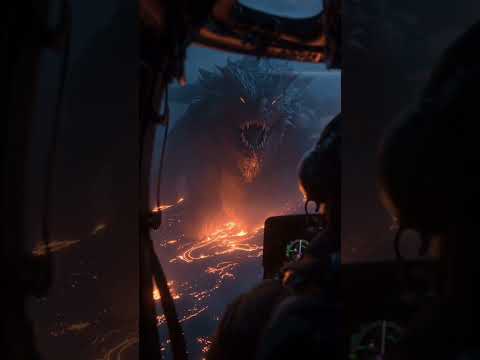 MADE From LAVA 💀 #godzilla