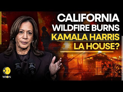 California Wildfire LIVE 2025 | Los Angeles Wildfire | Kamala Harris LA Home Burnt To Ashes? | WION