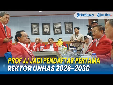 Prof JJ Jadi Pendaftar Pertama Rektor Unhas 2026-2030