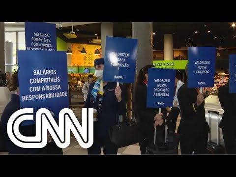 Pelo menos 41 voos foram cancelados com greve de aeronautas | CNN PRIME TIME