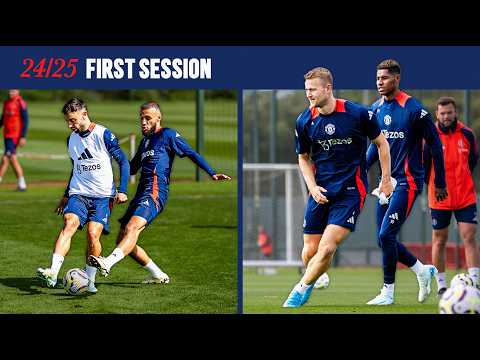 De Ligt & Mazraoui's First Training Session 🤩