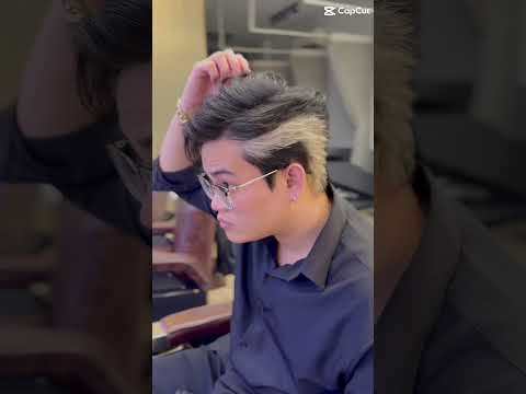 Kiểu tóc highlight điểm nhấn cho mái tóc #xuhuongyoutube #barbershop #haircut #hairstyle