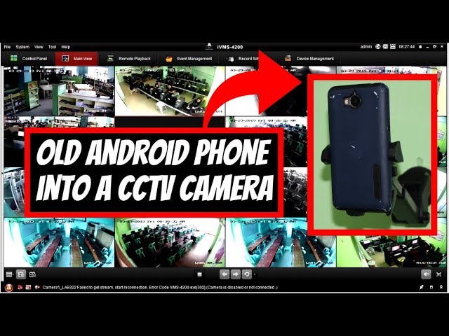 How to Turn Your Mobile Phone Camera Into a CCTV