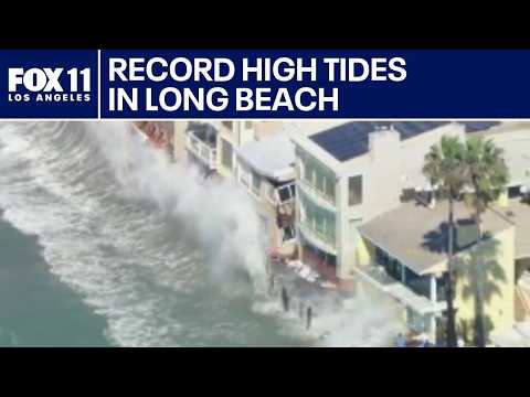Tropical Storm Rachel damages homes, seawall in Long Beach