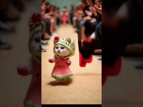 癒しの子猫ダンス動画：かわいくて楽しい猫のダンスショー サムネイル