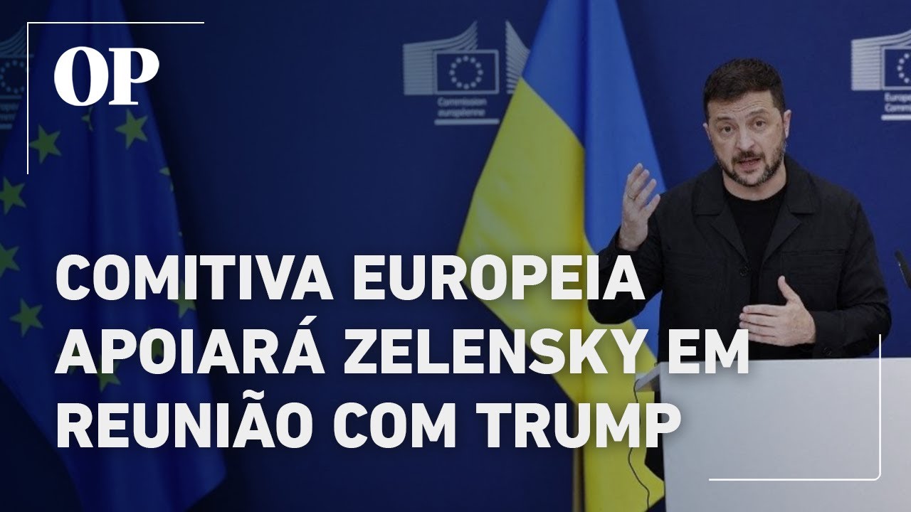 Líderes europeus se unem a Zelensky em reunião histórica com Trump na Casa Branca