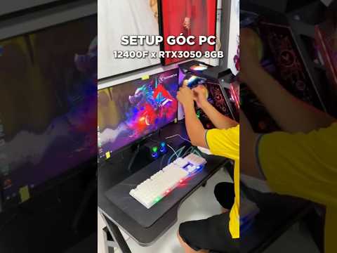 SETUP GÓC PC VỚI CASE QUỐC DÂN CHIẾN MỌI TỰA GAME✨ #chinhkhotinh #pcgaming