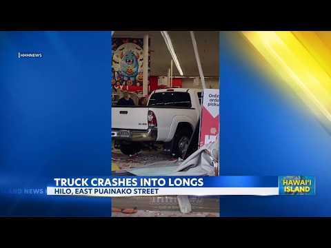 Pickup truck crashes through Longs Drugs in Hilo leaving 6 injured