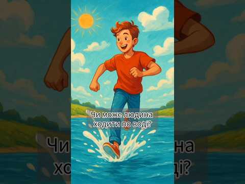 Чи може людина ходити по воді? #цікавіфакти