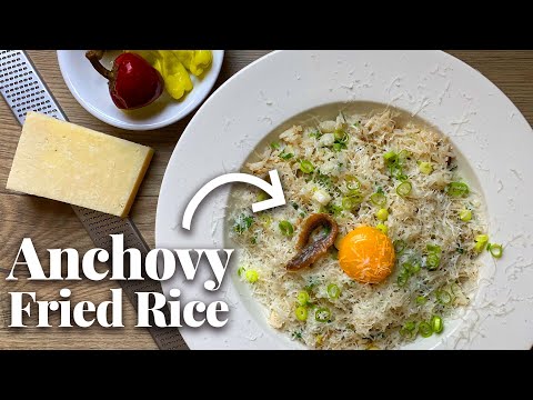 Anchovy Parmesan Fried Rice Is a Cheesy Umami Bomb