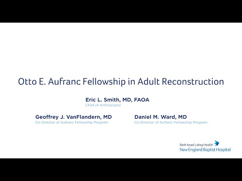 Adult Reconstructive Surgery Fellowship