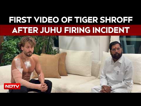 <strong>Tiger</strong> Shroff Attacked | Eknath Shinde Meets <strong>Tiger</strong> Shroff At Home After Juhu Firing Incident