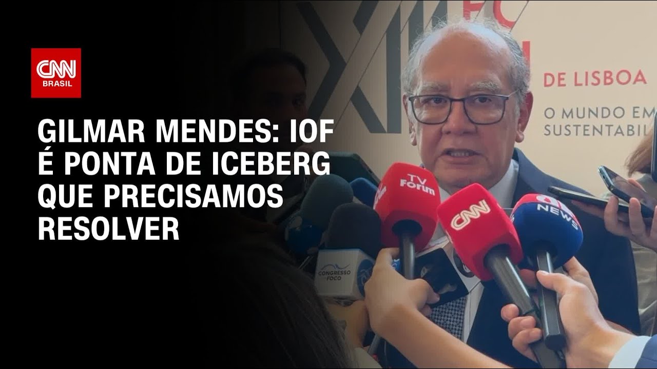IOF é ponta de iceberg de crise que precisamos resolver diz Gilmar | LIVE CNN