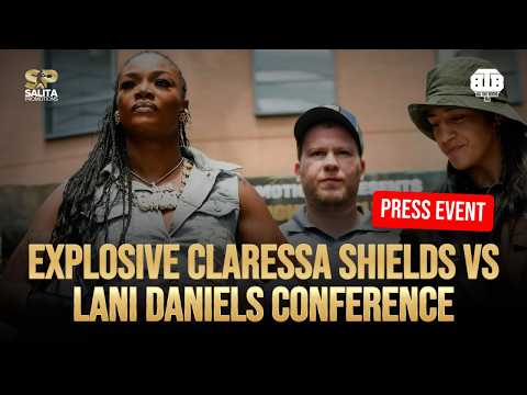 CLARISSA SHIELDS VS LANI DANIELS: DETROIT’S BIGGEST BOXING NIGHT IS HERE! 🔥 | PRESS EVENT
