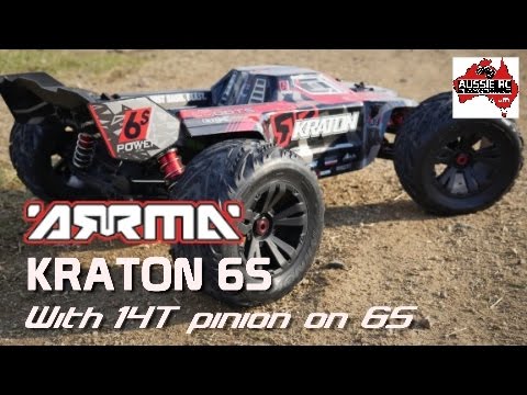 ARRMA Kraton V2 First Run with 14T Pinion on 6S - UCOfR0NE5V7IHhMABstt11kA