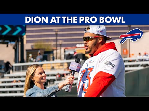 Dion Dawkins Breaks Down Pro Bowl Experience with Maddy Glab | Buffalo Bills video clip
