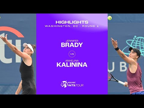 Jennifer Brady vs. Anhelina Kalinina | 2023 Washington, DC Round 1 | WTA Match Highlights