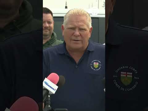 Ontario Premier Doug Ford on Trump's threat to add CA wildfire pollution costs to tariffs