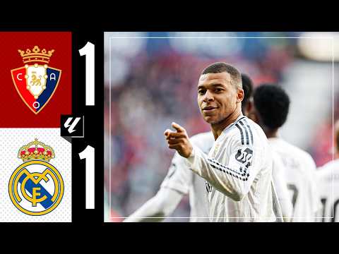 HIGHLIGHTS | Osasuna 1-1 Real Madrid | LaLiga202425