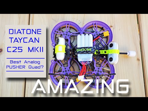 This Pusher FPV Quad (Drone) is really good. Taycan C25 MKII - Review - UCm0rmRuPifODAiW8zSLXs2A