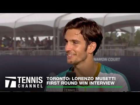 Lorenzo Musetti talks win and his new look | 2023 Toronto First Round