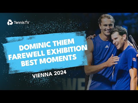 Dominic Thiem Farewell Exhibition Highlights, Zverev, Draper, Becker & More Feature 🥹 | Vienna 2024